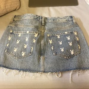 playboy pacsun jean skirt